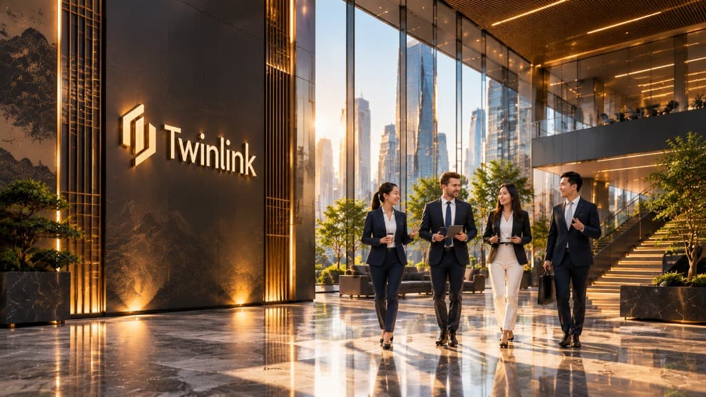 Twinlink headquarters lobby